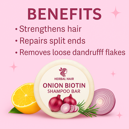 Onion & Biotin Shampoo Bar